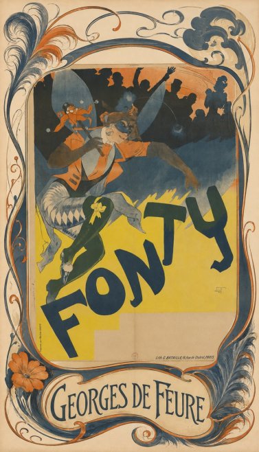 Georges de Feure Fonty I No4 - Affiche