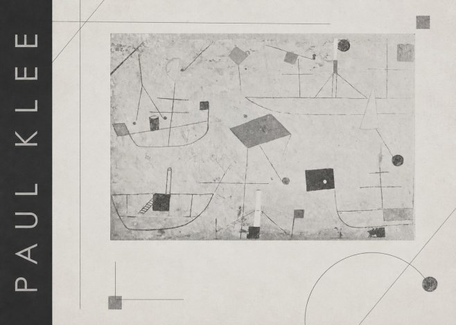 Paul Klee Seascape with Boats No2 - Affiche