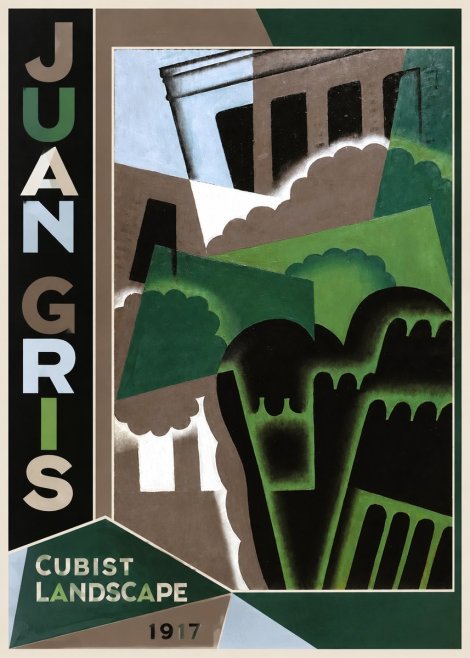 Juan Gris Cubist Landscape No2 - Affiche