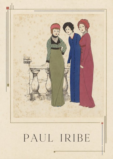 Paul Iribe Fashionable Ladies No2 - Affiche