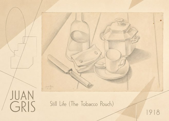 Juan Gris Still Life (the Tobacco Pouch) No6 - Affiche