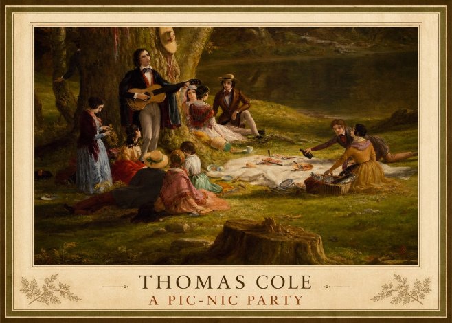 Thomas Cole A Pic-nic Party No4 - Affiche