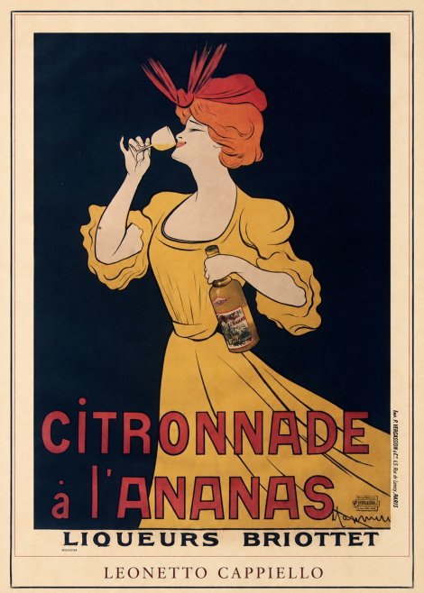 Leonetto Cappiello Citronnade À L'ananas No4 - Affiche