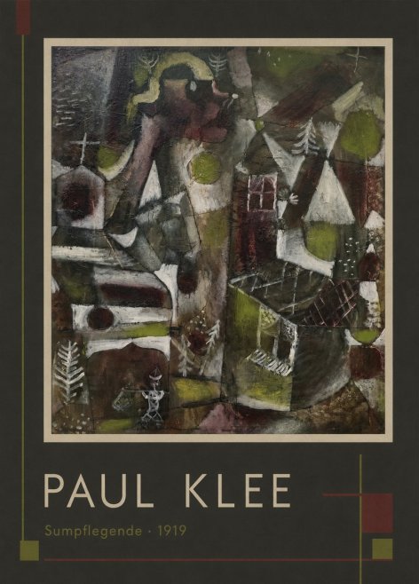Paul Klee Sumpflegende II No1 - Affiche