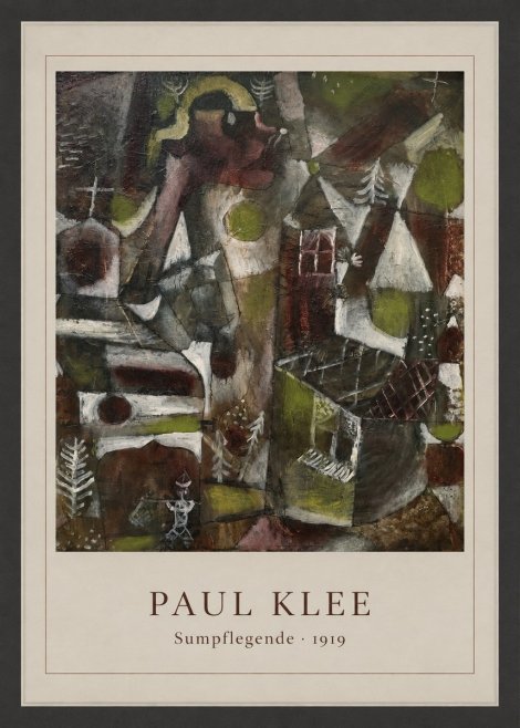 Paul Klee Sumpflegende II No6 - Affiche