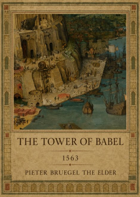 Pieter Bruegel The Tower of Babel VI No1 - Affiche