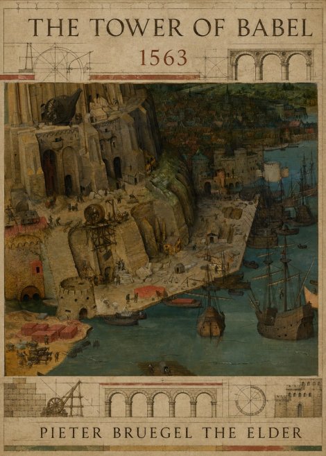 Pieter Bruegel The Tower of Babel VI No2 - Affiche
