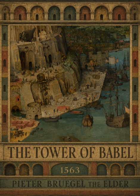 Pieter Bruegel The Tower of Babel VI No3 - Affiche