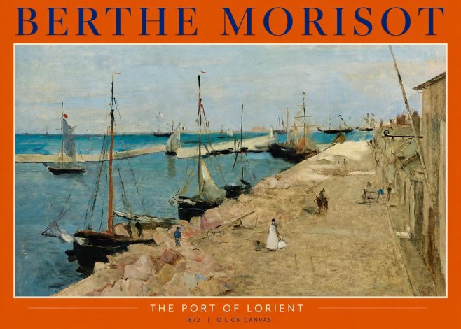 Berthe Morisot The Port of Lorient No2 - Affiche