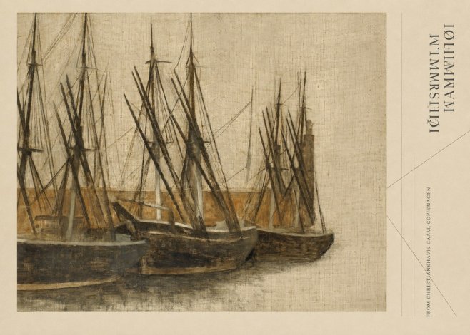 Vilhelm Hammershøi From Christianshavn's Canal, Copenhagen No2 - Affiche