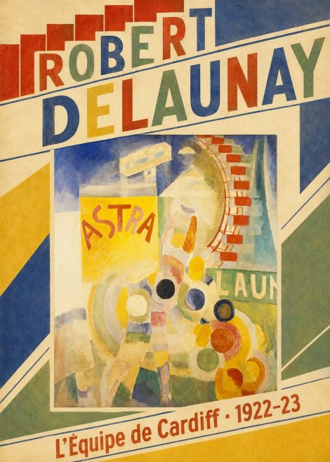 Robert Delaunay L'équipe De Cardiff No4 - Affiche