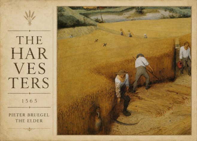Pieter Bruegel The Harvesters IV No2 - Affiche