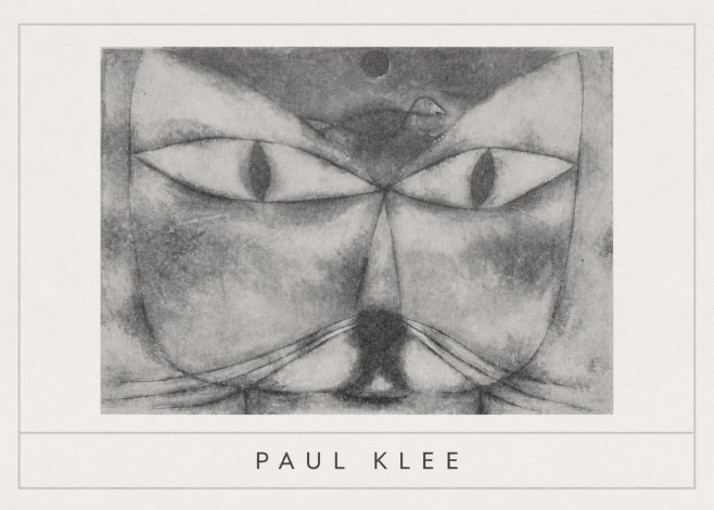 Paul Klee Cat and Bird No5 - Affiche