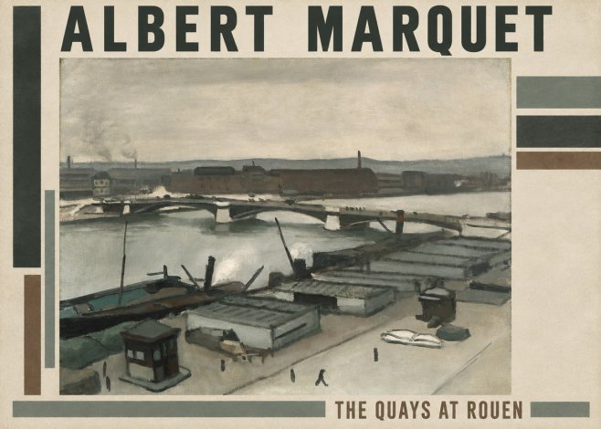 Albert Marquet The Quays at Rouen No2 - Affiche