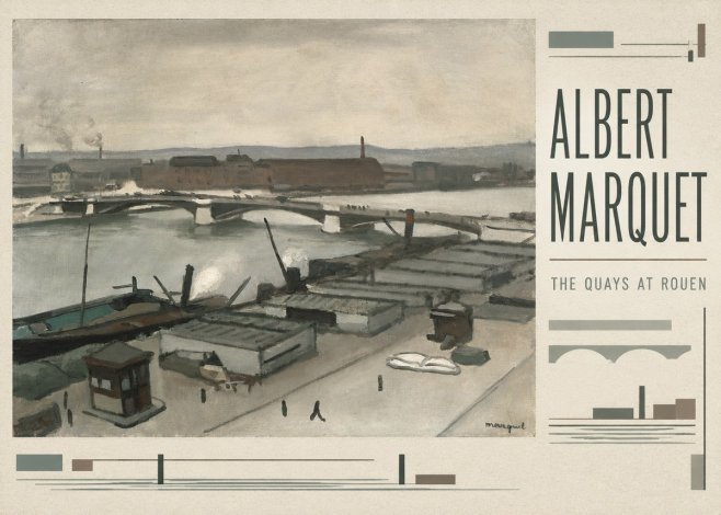 Albert Marquet The Quays at Rouen No3 - Affiche