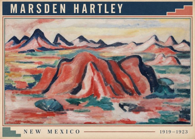 Marsden Hartley New Mexico No6 - Affiche