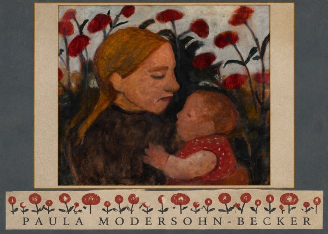 Paula Modersohn-Becker Mother and Child No3 - Affiche