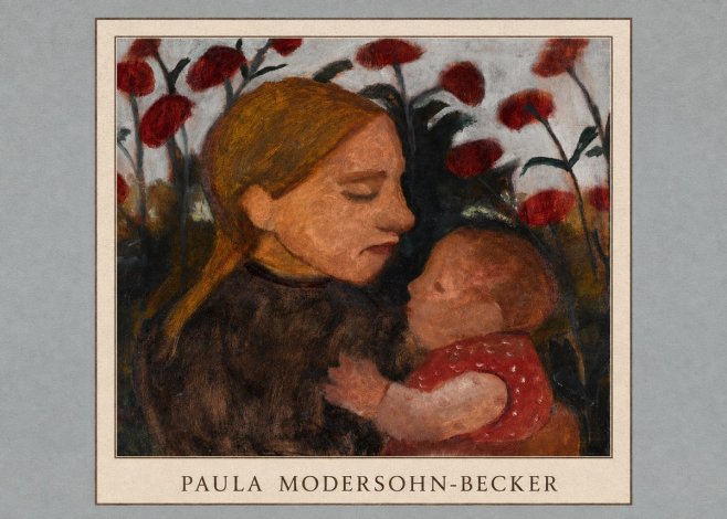 Paula Modersohn-Becker Mother and Child No4 - Affiche