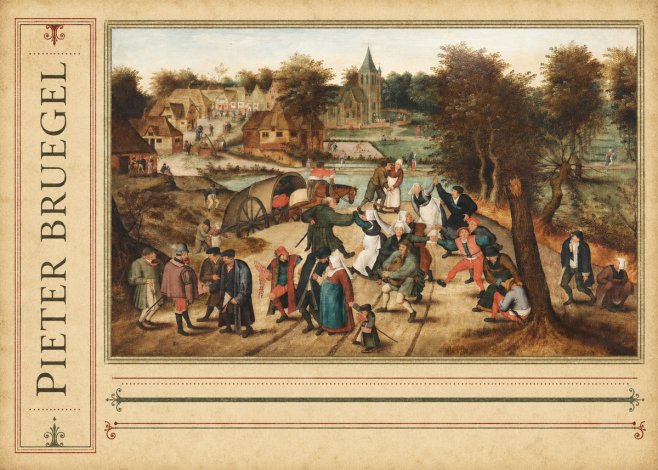 Pieter Bruegel The Peasant Dance I No2 - Affiche