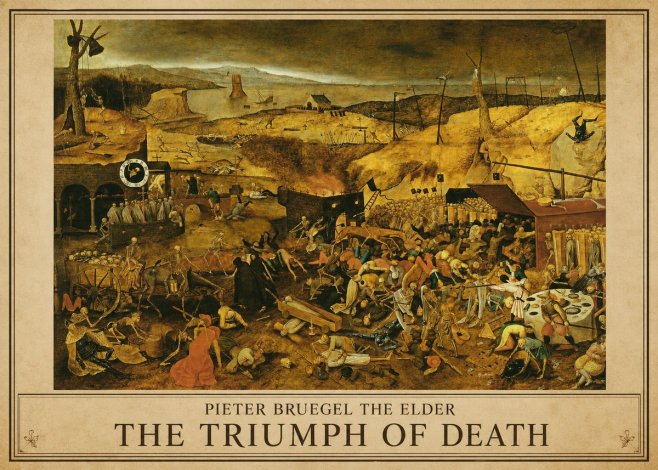 Pieter Bruegel The Triumph of Death I No1 - Affiche