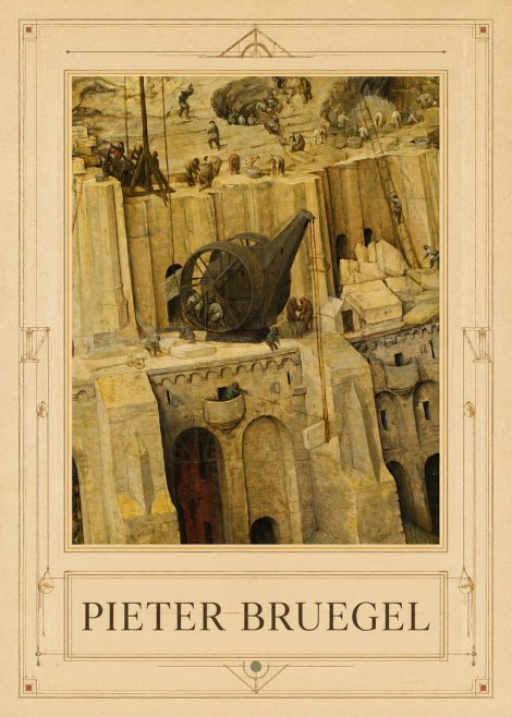 Pieter Bruegel The Tower of Babel VII No1 - Affiche