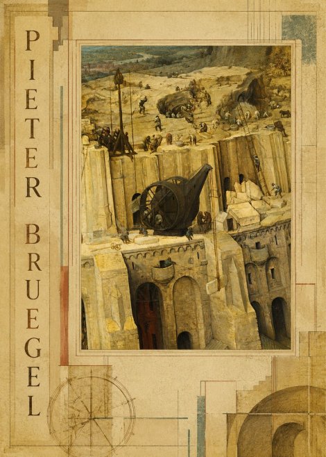 Pieter Bruegel The Tower of Babel VII No2 - Affiche