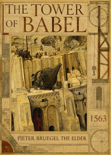 Pieter Bruegel The Tower of Babel VII No6 - Affiche