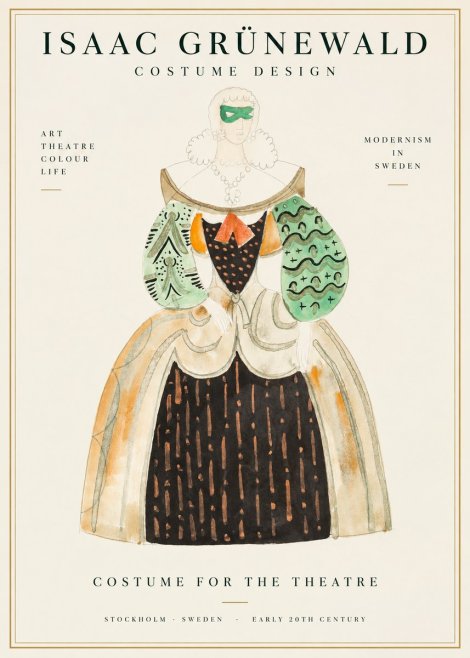 Isaac Grünewald Costume for the Theatre No1 - Affiche