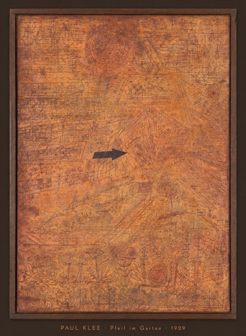 Paul Klee Pfeil Im Garten No4 - Affiche