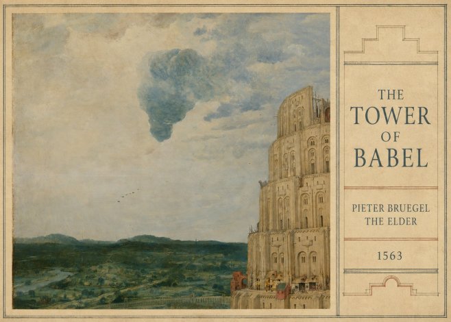 Pieter Bruegel The Tower of Babel VIII No3 - Affiche
