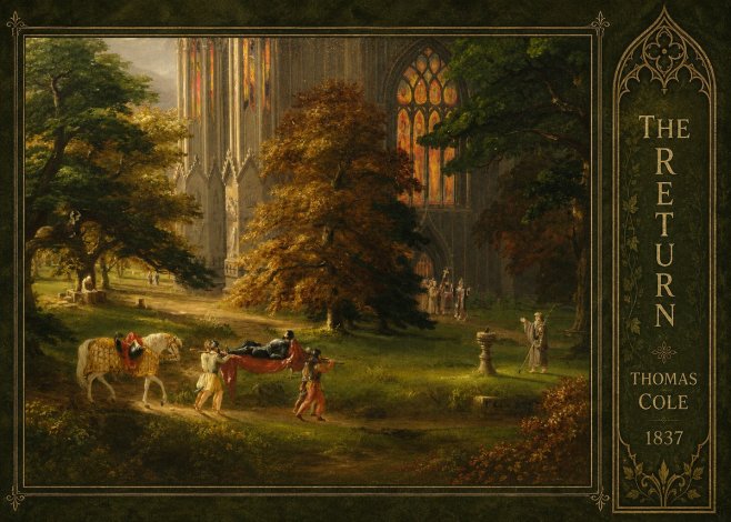 Thomas Cole The Return II No2 - Affiche