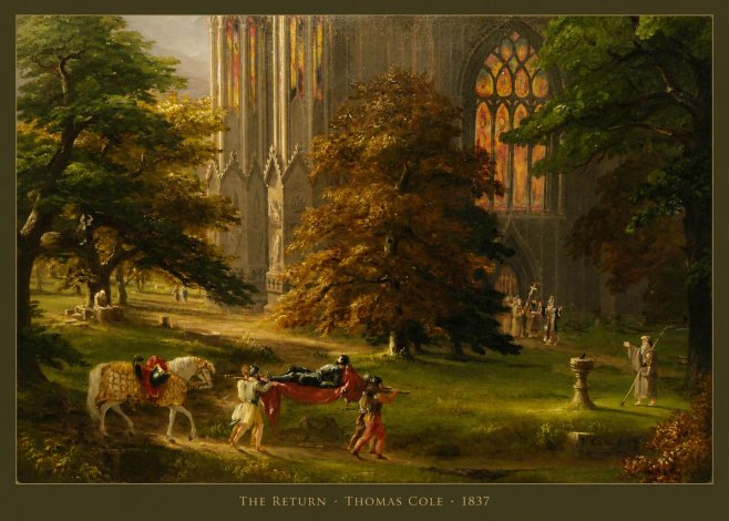 Thomas Cole The Return II No5 - Affiche