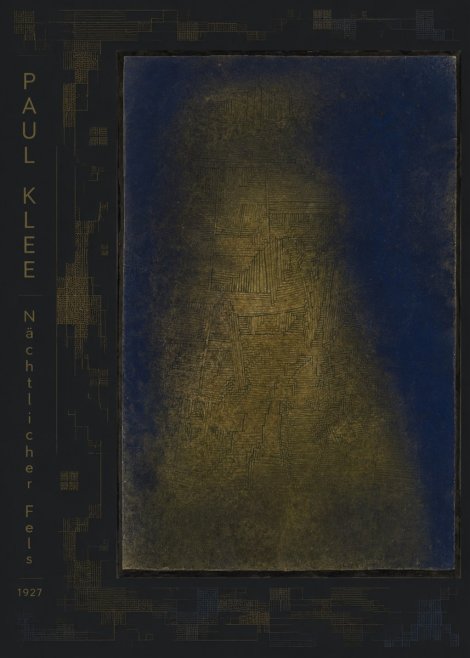 Paul Klee Nächtlicher Fels No4 - Affiche