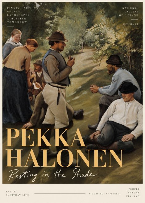 Pekka Halonen Resting in the Shade No5 - Affiche