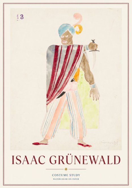 Isaac Grünewald Costume Study III No1 - Affiche