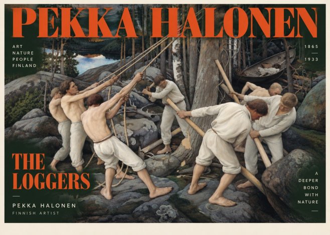 Pekka Halonen The Loggers No2 - Affiche