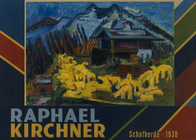 Raphael Kirchner Schafherde No4 - Affiche