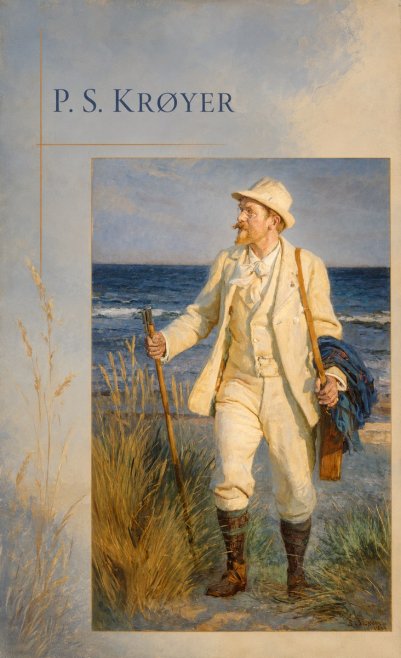 P.S. Krøyer Self-portrait by the Beach No4 - Affiche