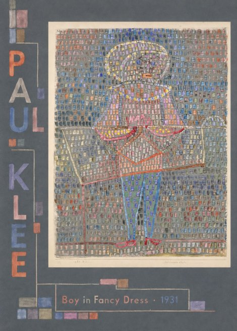 Paul Klee Boy in Fancy Dress No2 - Affiche