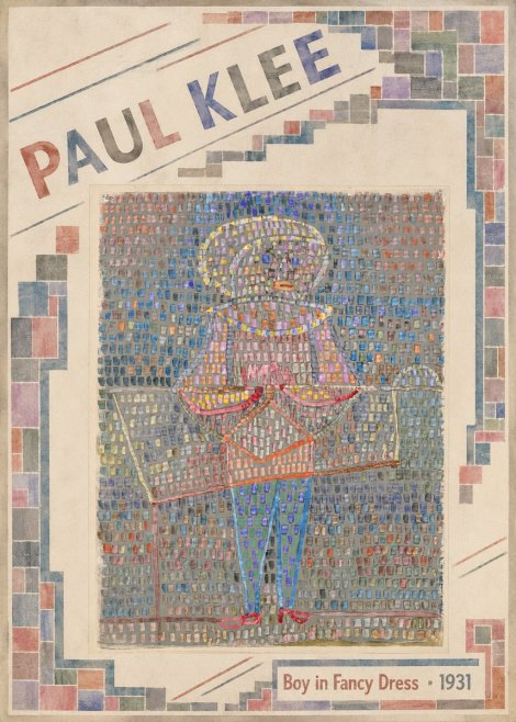 Paul Klee Boy in Fancy Dress No5 - Affiche