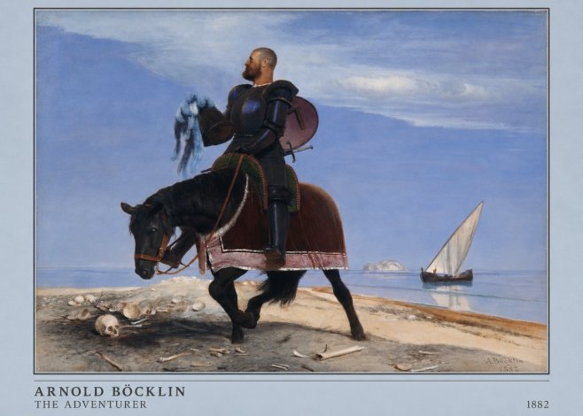 Arnold Böcklin The Adventurer No4 - Affiche