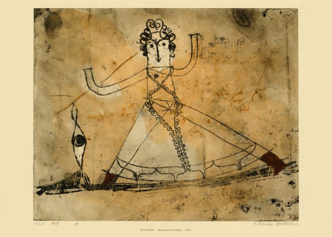 Paul Klee Klassische Groteske No5 - Affiche