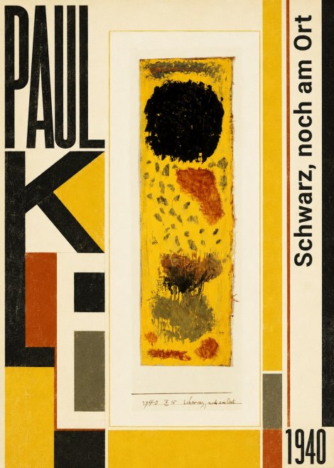 Paul Klee Schwarz, Noch Am Ort No6 - Affiche
