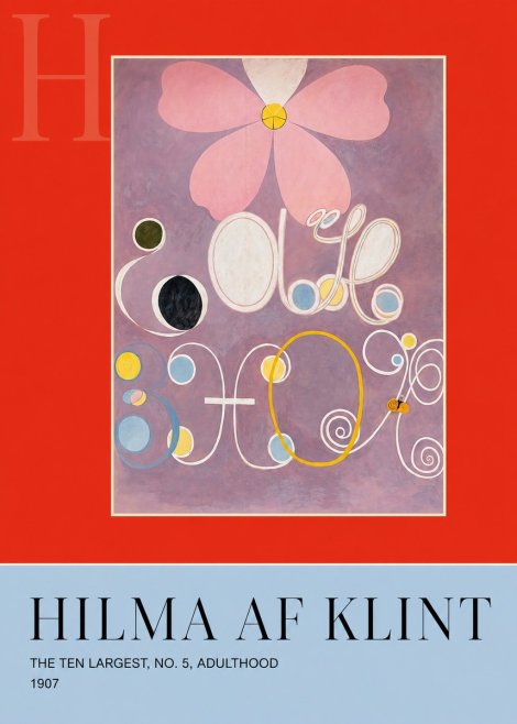 Hilma af Klint The Ten Largest, No. 5, Adulthood No6 - Affiche