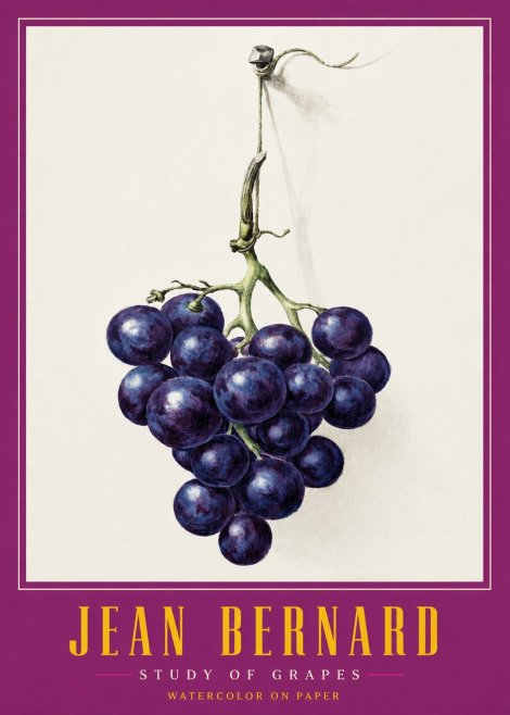 Jean Bernard Grapes No3 - Affiche