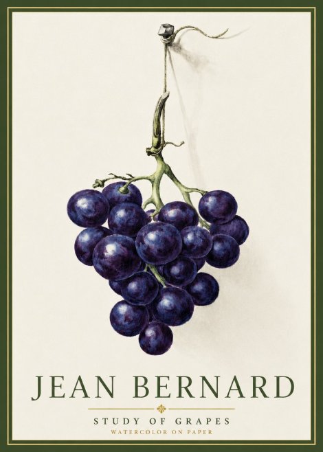Jean Bernard Grapes No5 - Affiche