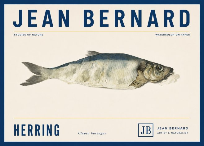 Jean Bernard Herring No5 - Affiche