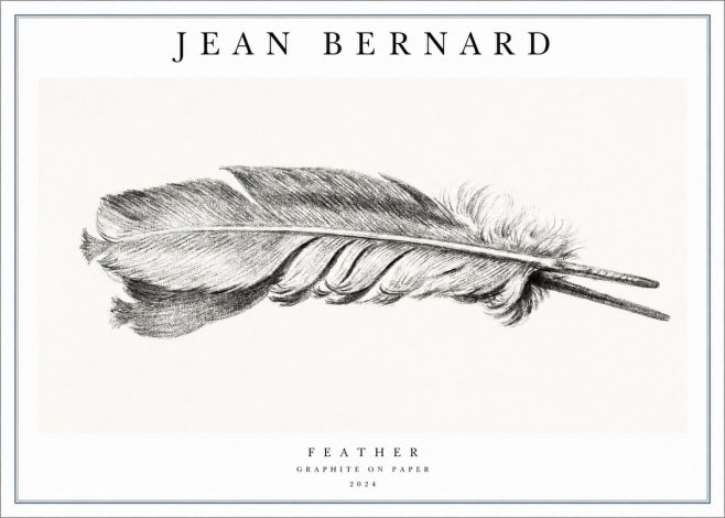 Jean Bernard Feather No1 - Affiche
