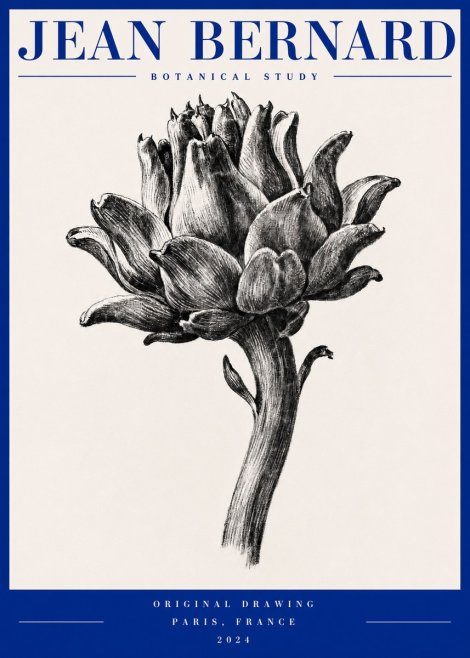 Jean Bernard Botanical Study No2 - Affiche