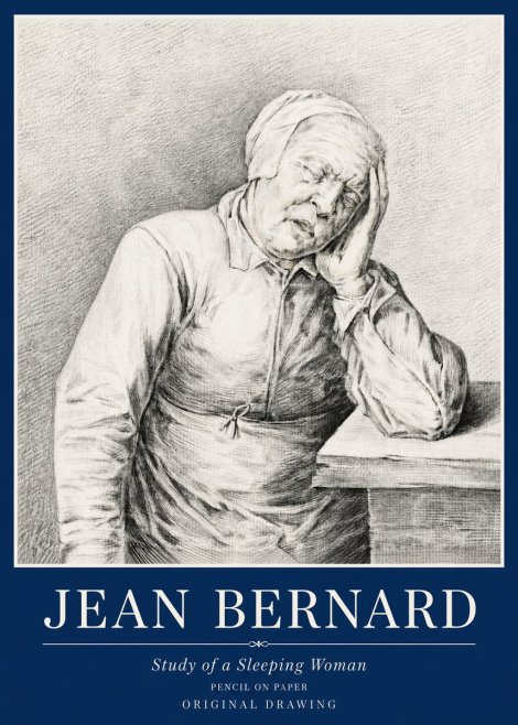 Jean Bernard Resting No6 - Affiche